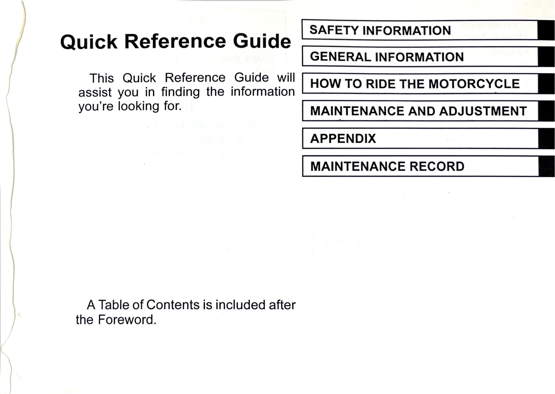 Owner's Manual page 3