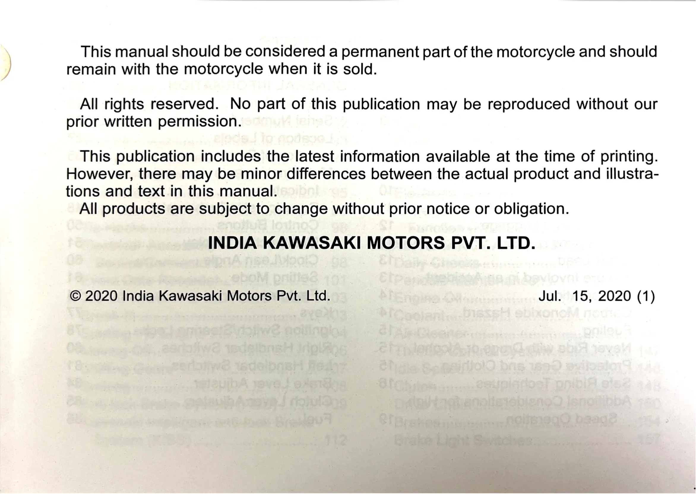 Owner's Manual page 7