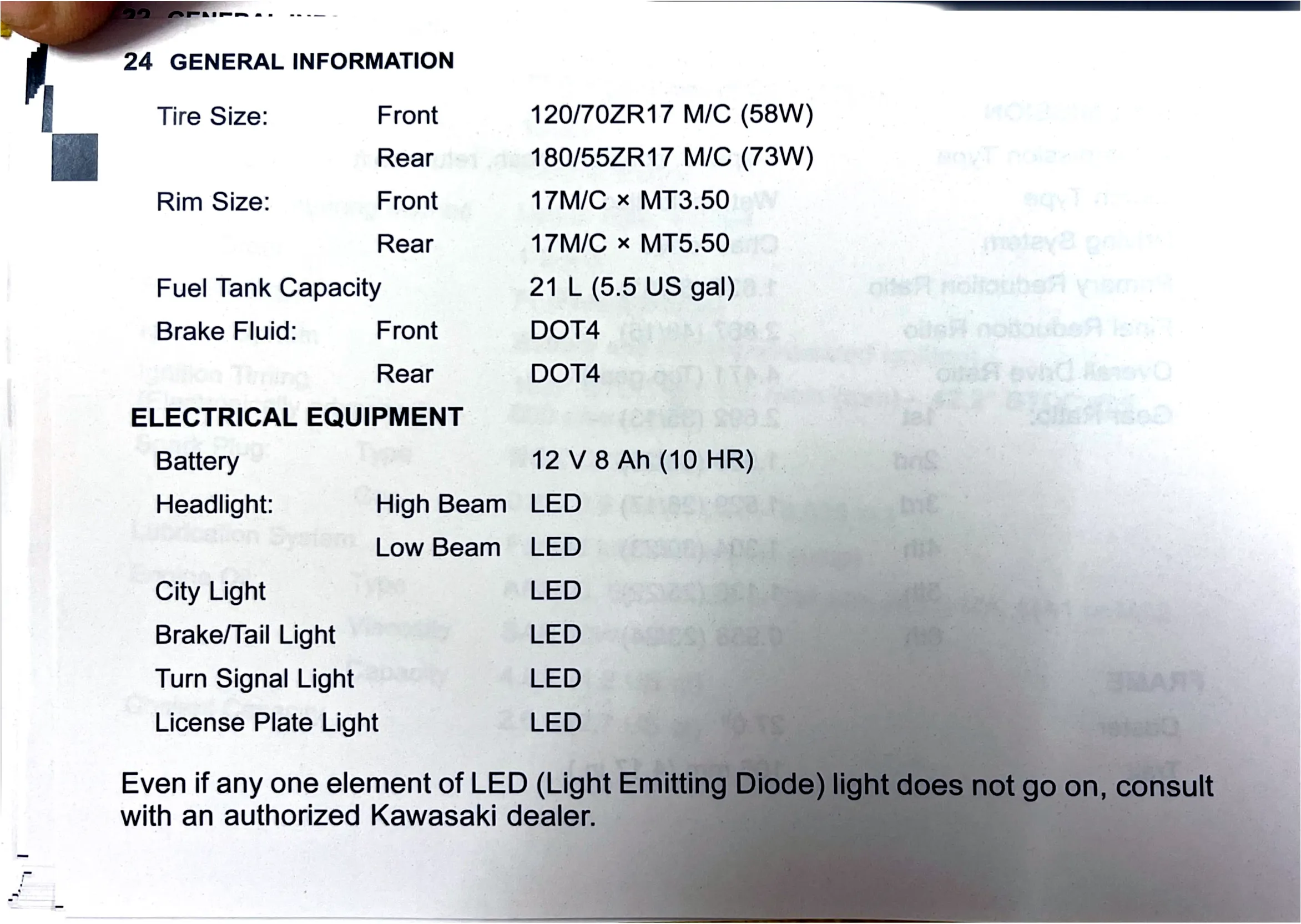 Owner's Manual page 26 — GENERAL INFORMATION
