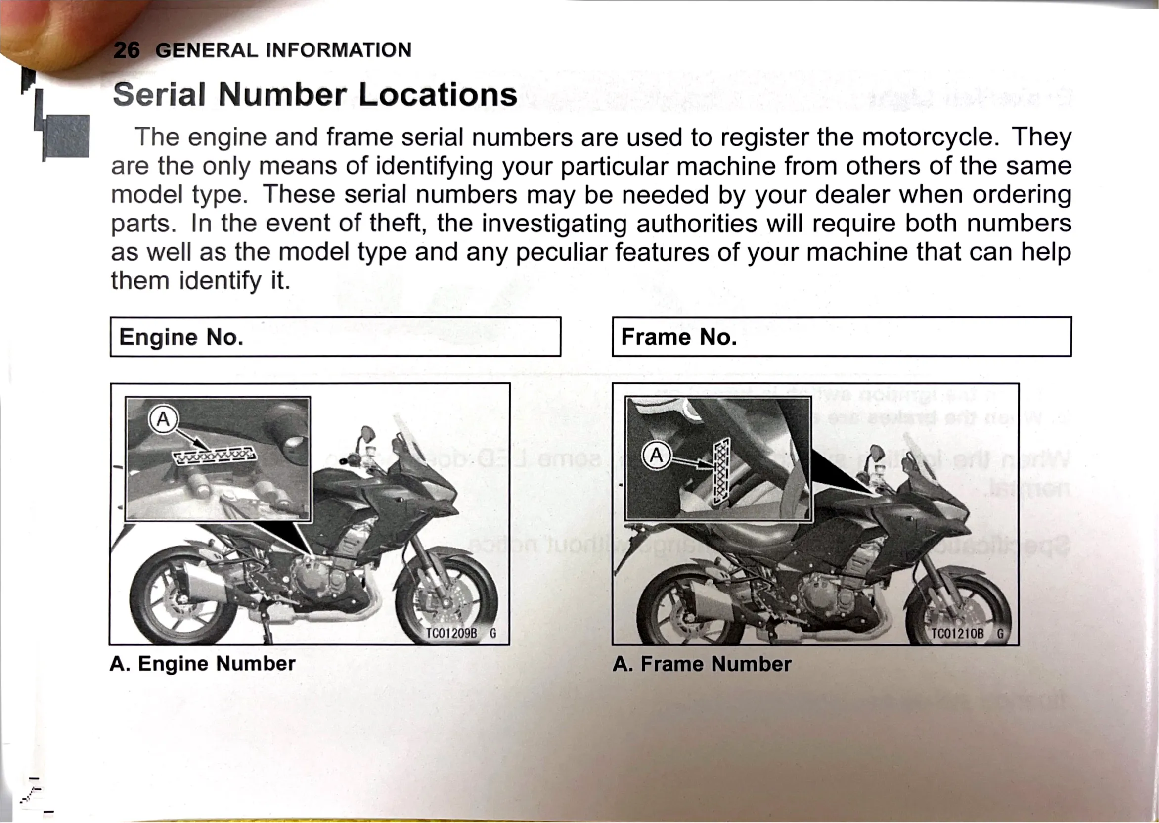 Owner's Manual page 28 — GENERAL INFORMATION