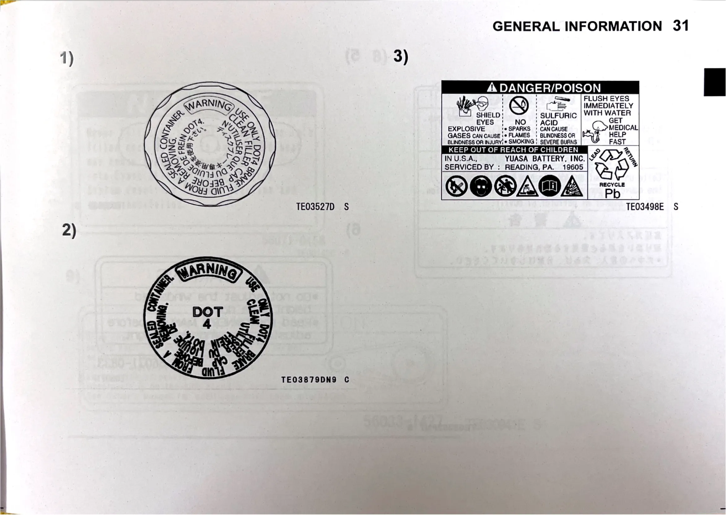 Owner's Manual page 33 — GENERAL INFORMATION