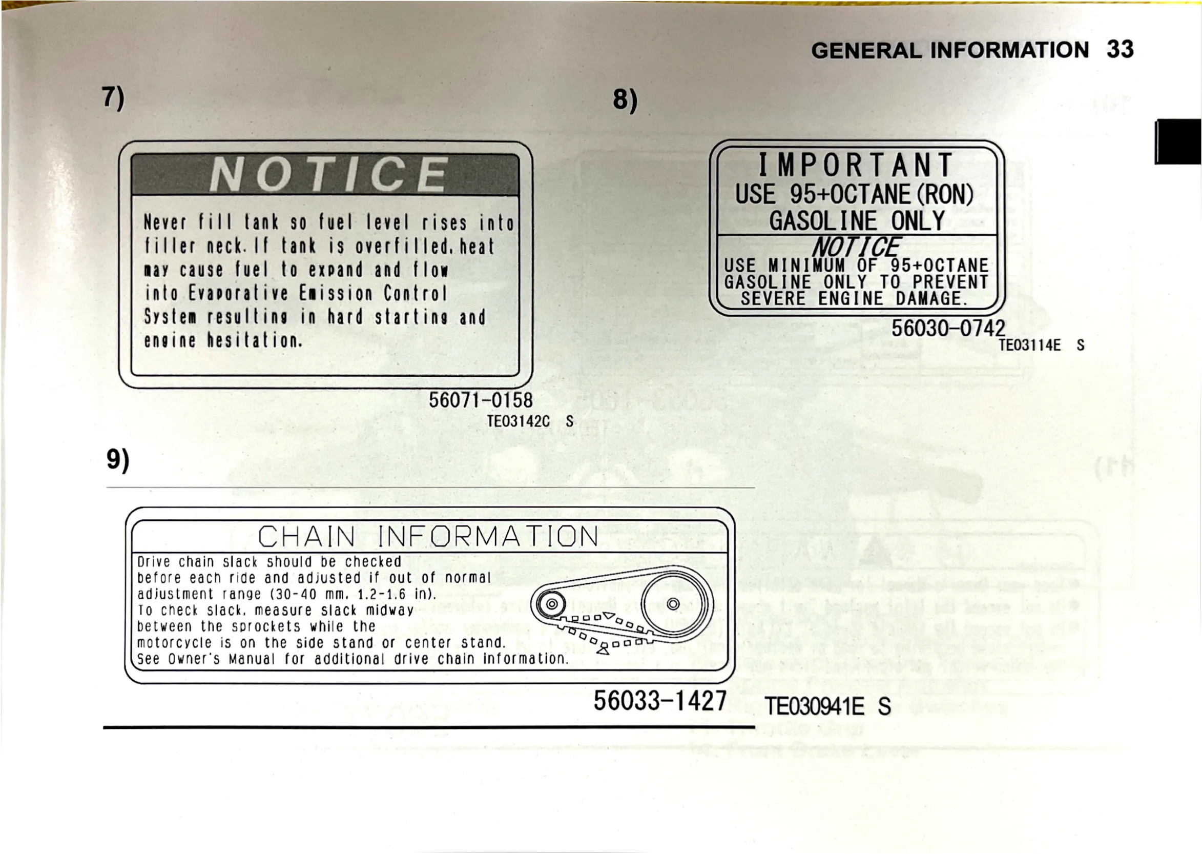 Owner's Manual page 35 — GENERAL INFORMATION