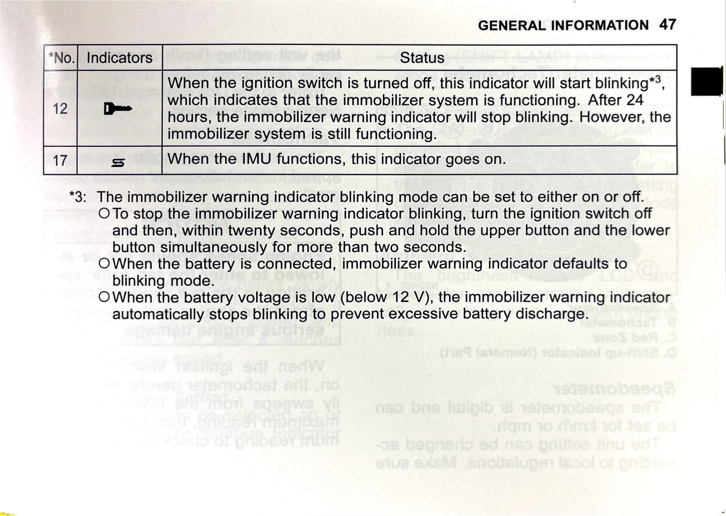 Owner's Manual page 49 — GENERAL INFORMATION