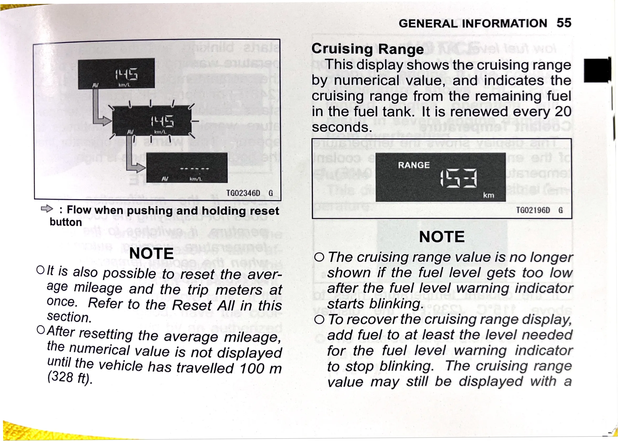 Owner's Manual page 57 — GENERAL INFORMATION
