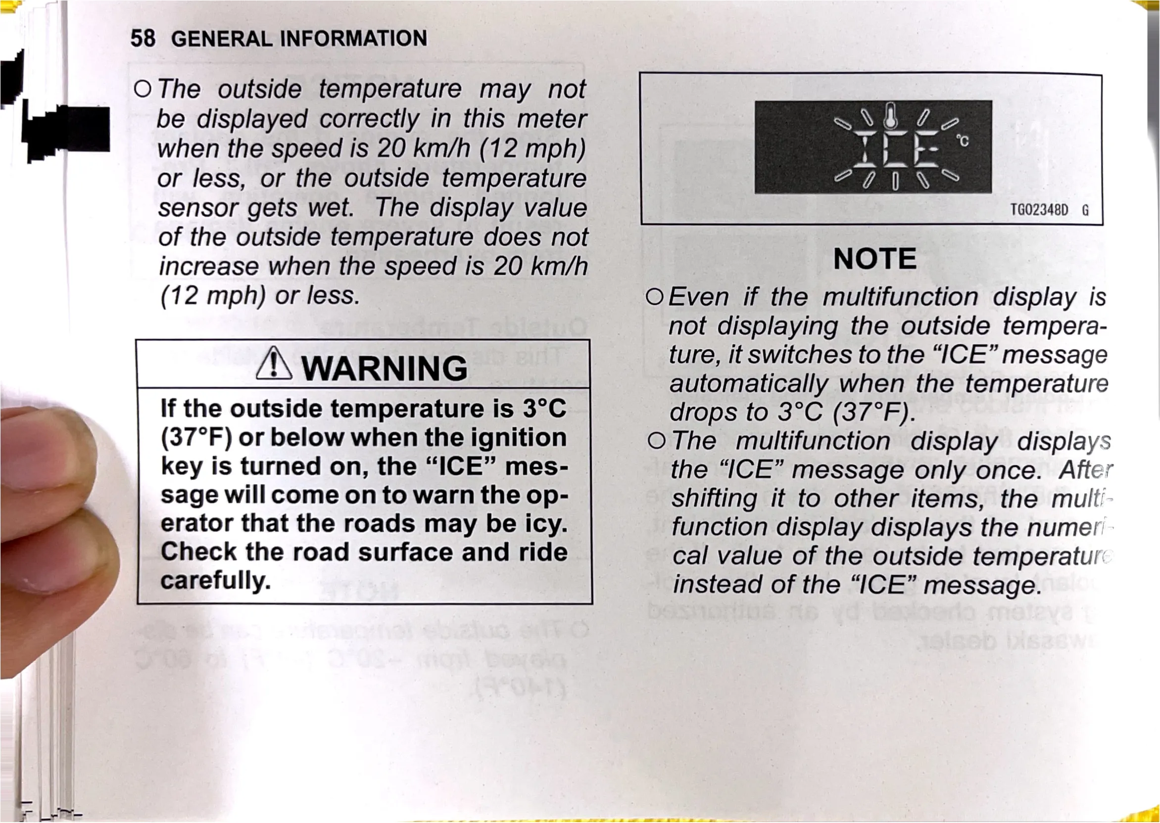 Owner's Manual page 60 — GENERAL INFORMATION