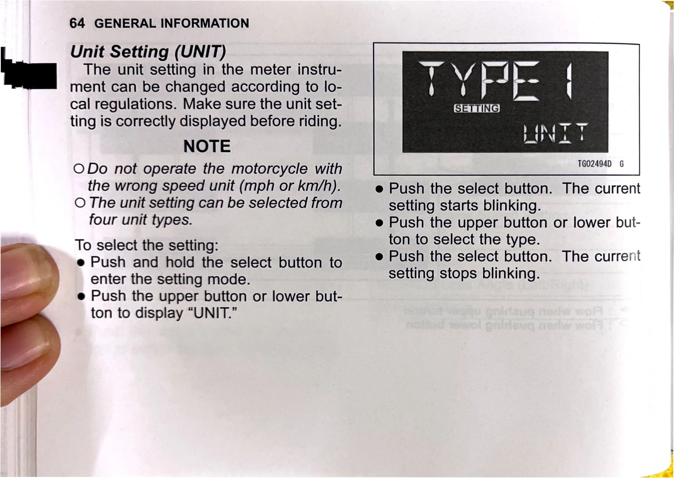 Owner's Manual page 66 — GENERAL INFORMATION