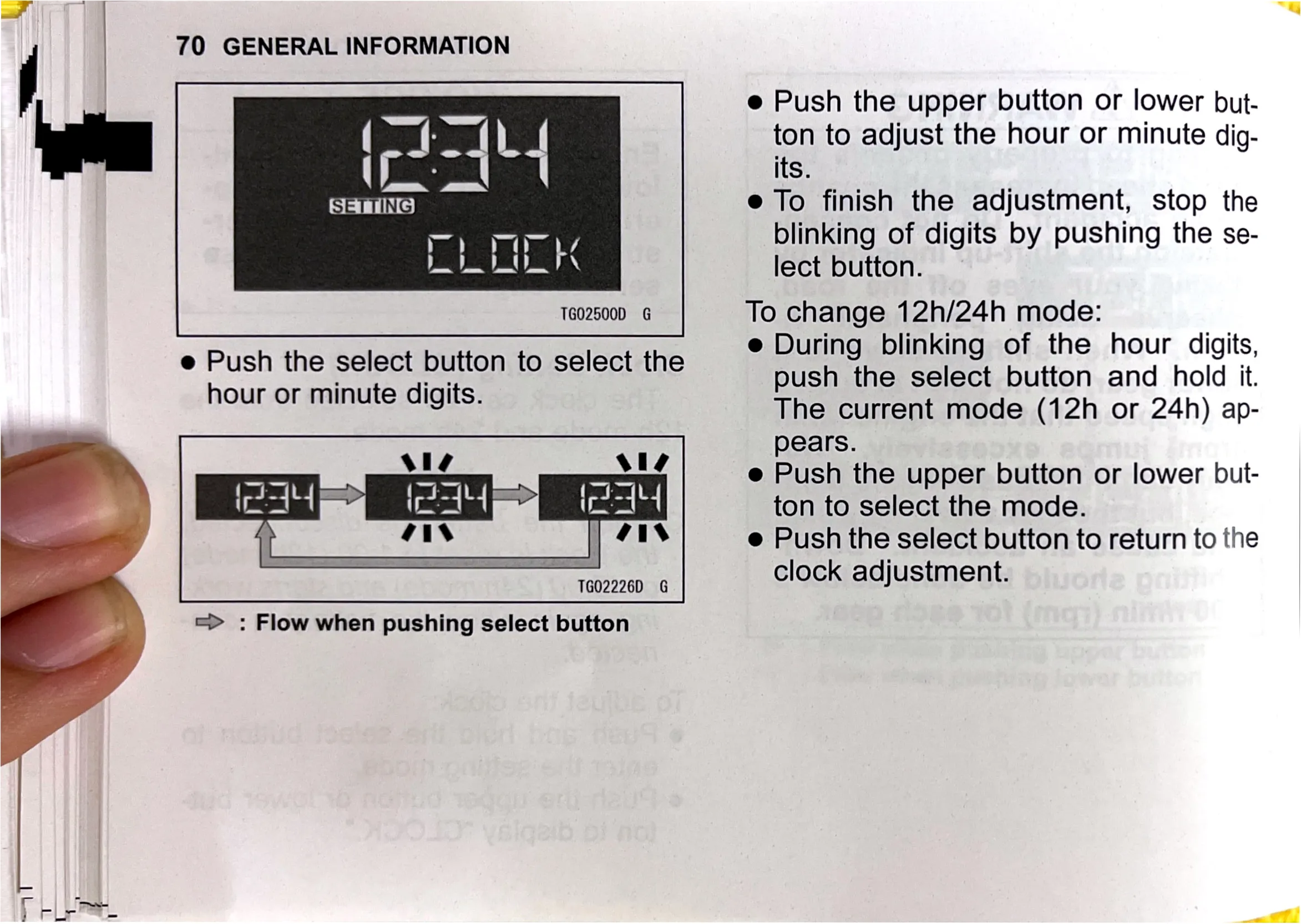 Owner's Manual page 72 — GENERAL INFORMATION