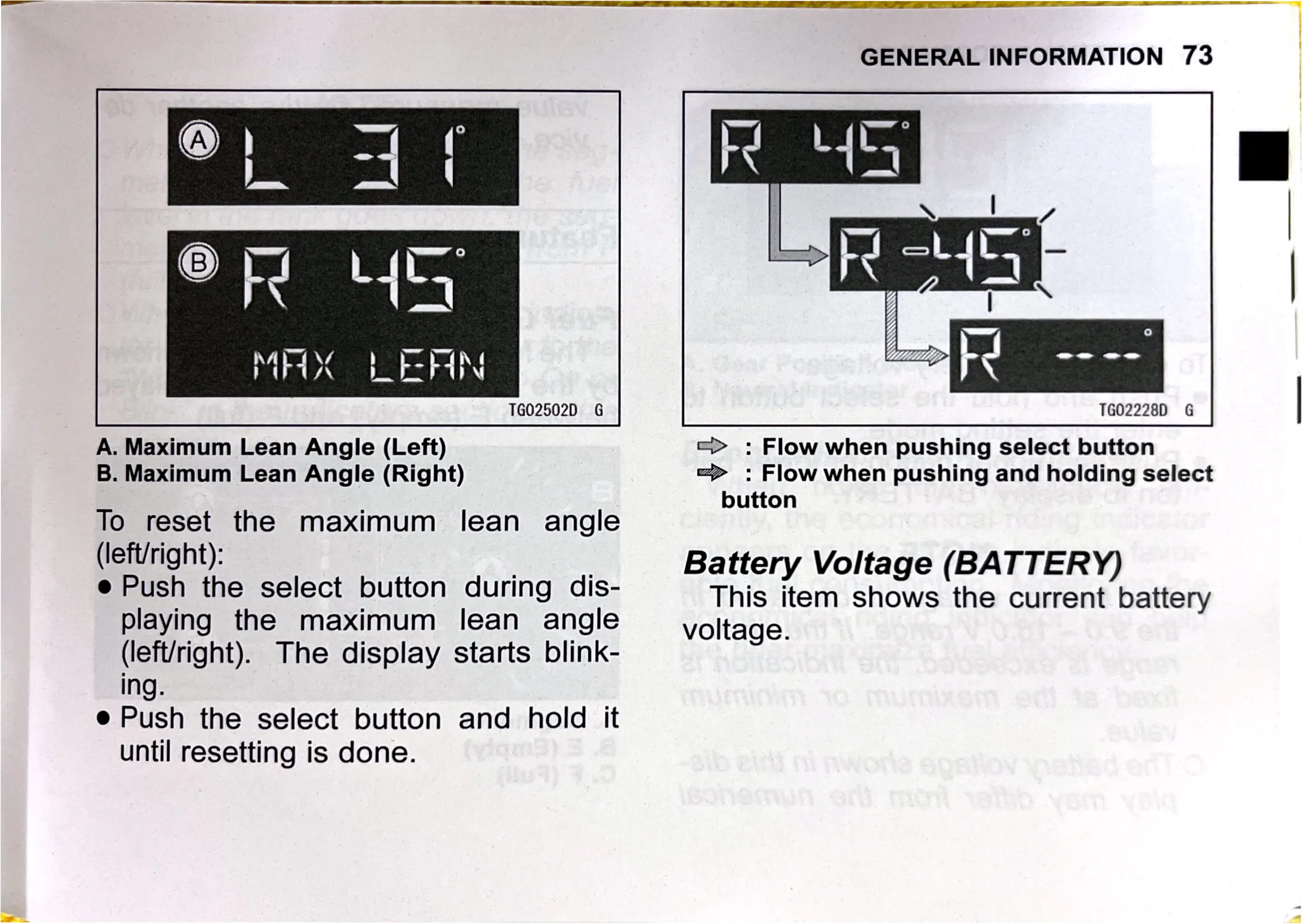Owner's Manual page 75 — GENERAL INFORMATION