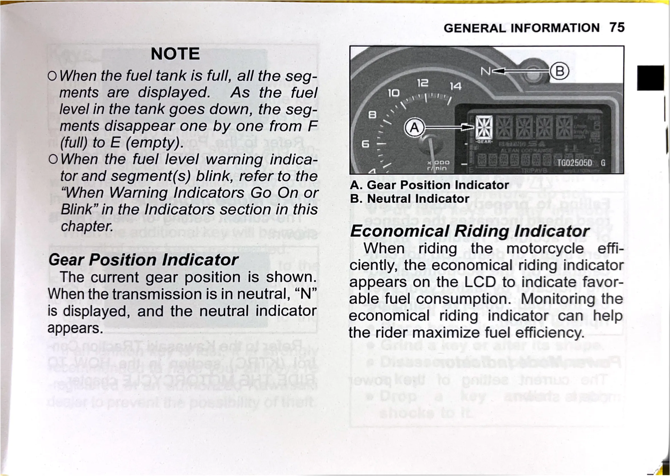 Owner's Manual page 77 — GENERAL INFORMATION