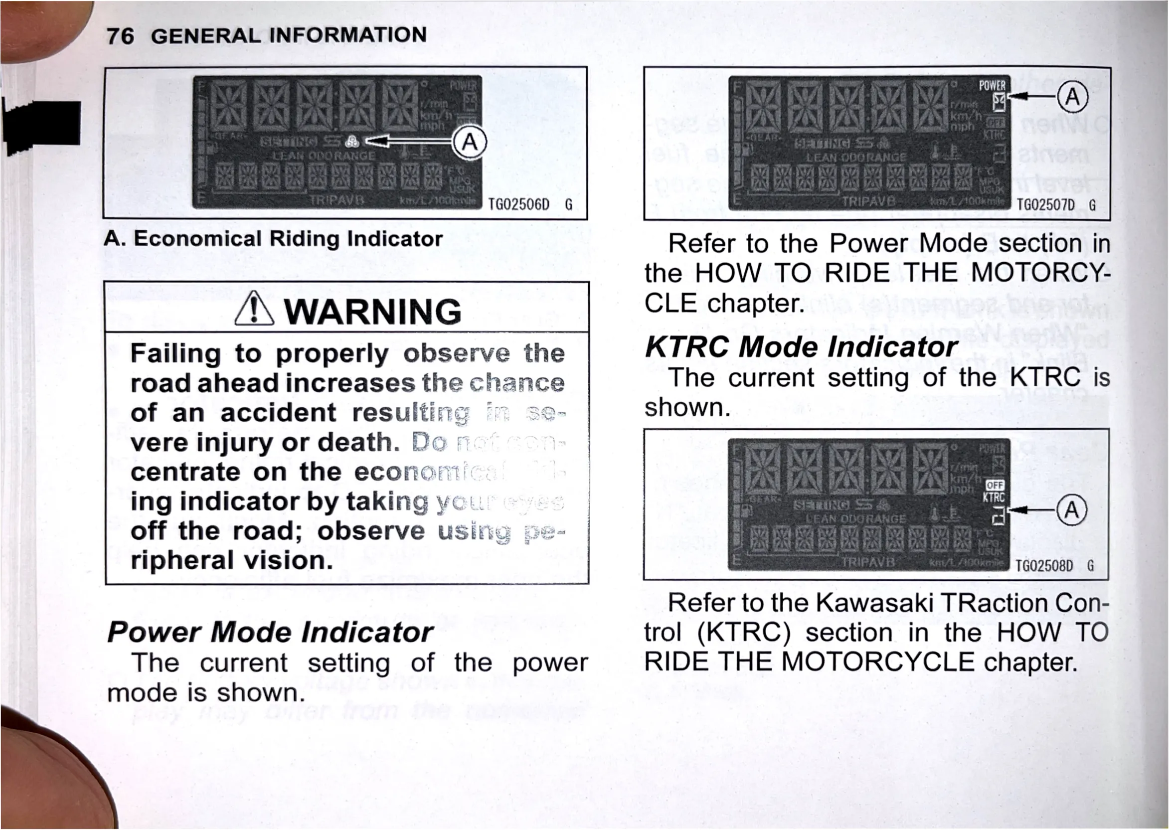 Owner's Manual page 78 — GENERAL INFORMATION