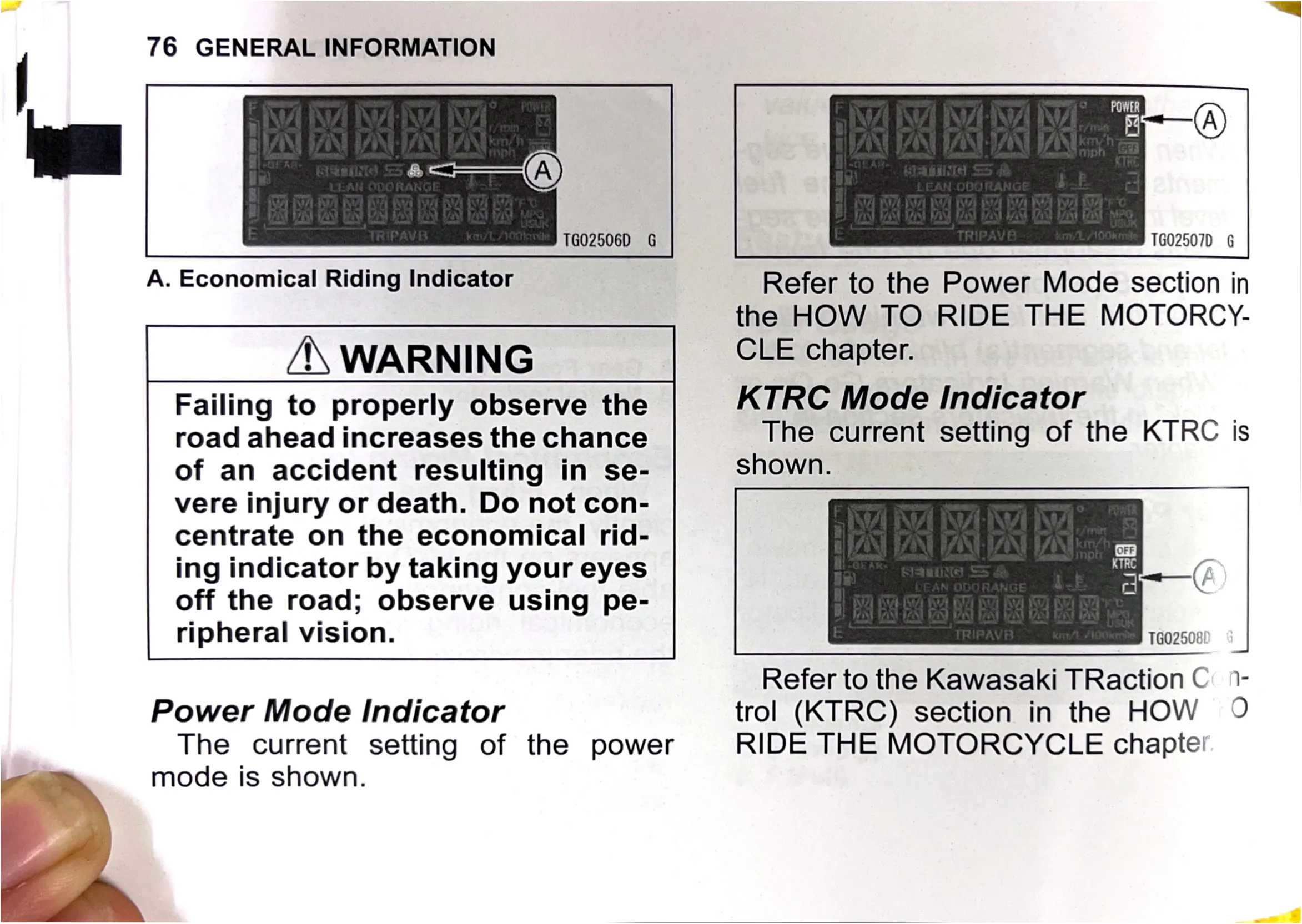 Owner's Manual page 79 — GENERAL INFORMATION