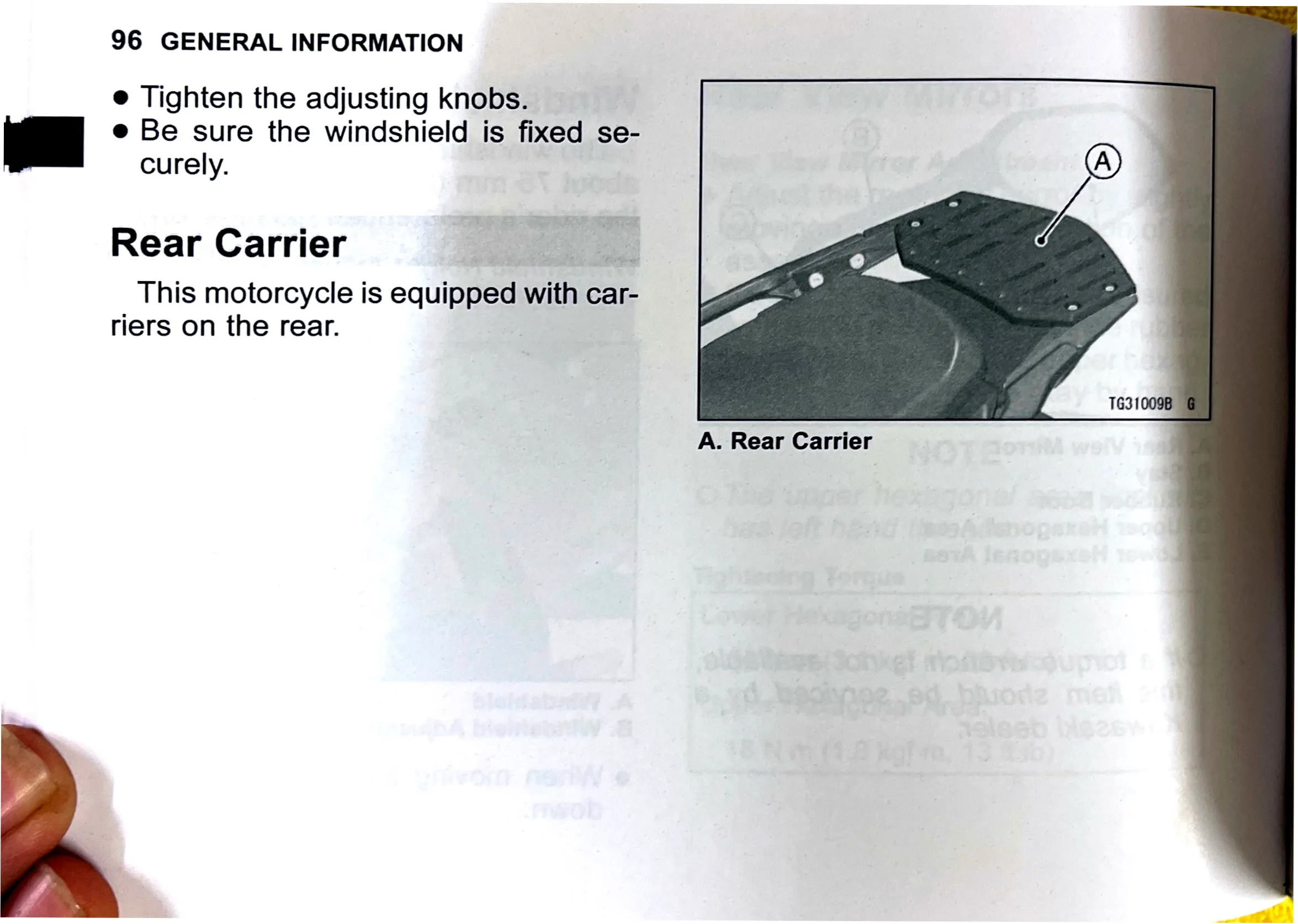 Owner's Manual page 99 — GENERAL INFORMATION