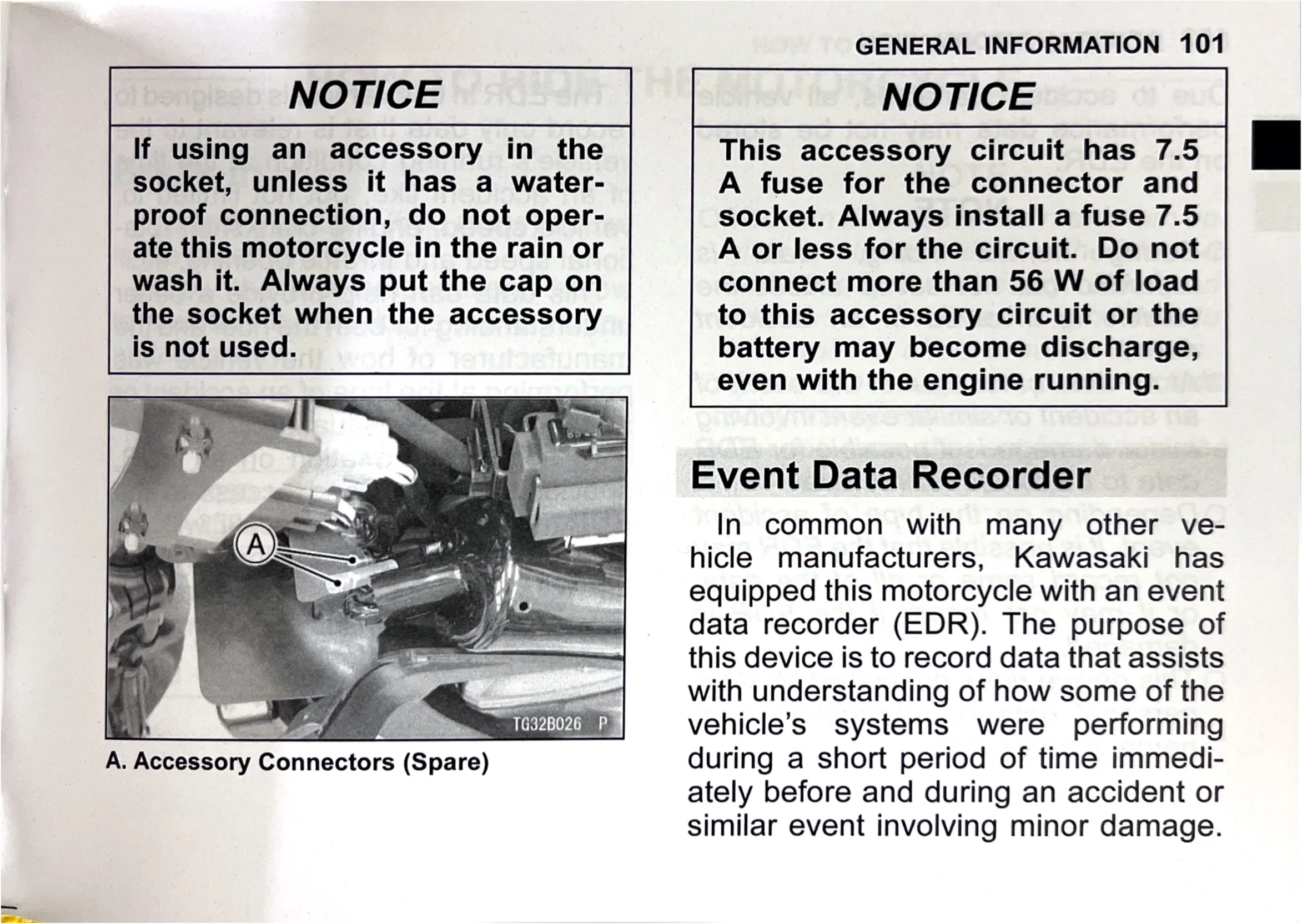 Owner's Manual page 104 — GENERAL INFORMATION