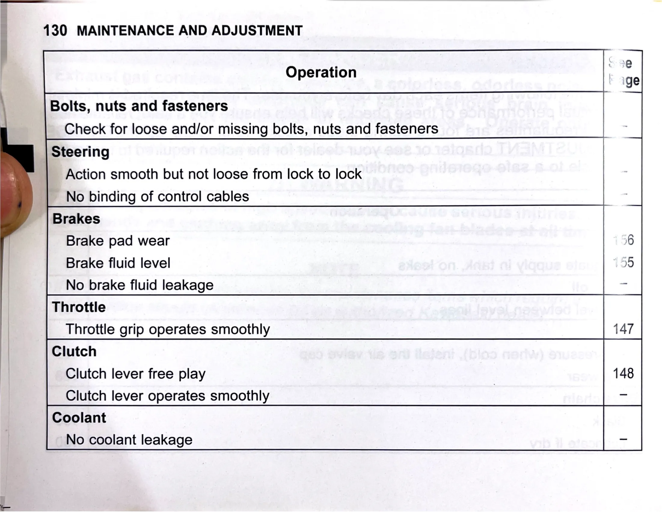 Owner's Manual page 133 — MAINTENANCE AND ADJUSTMENT