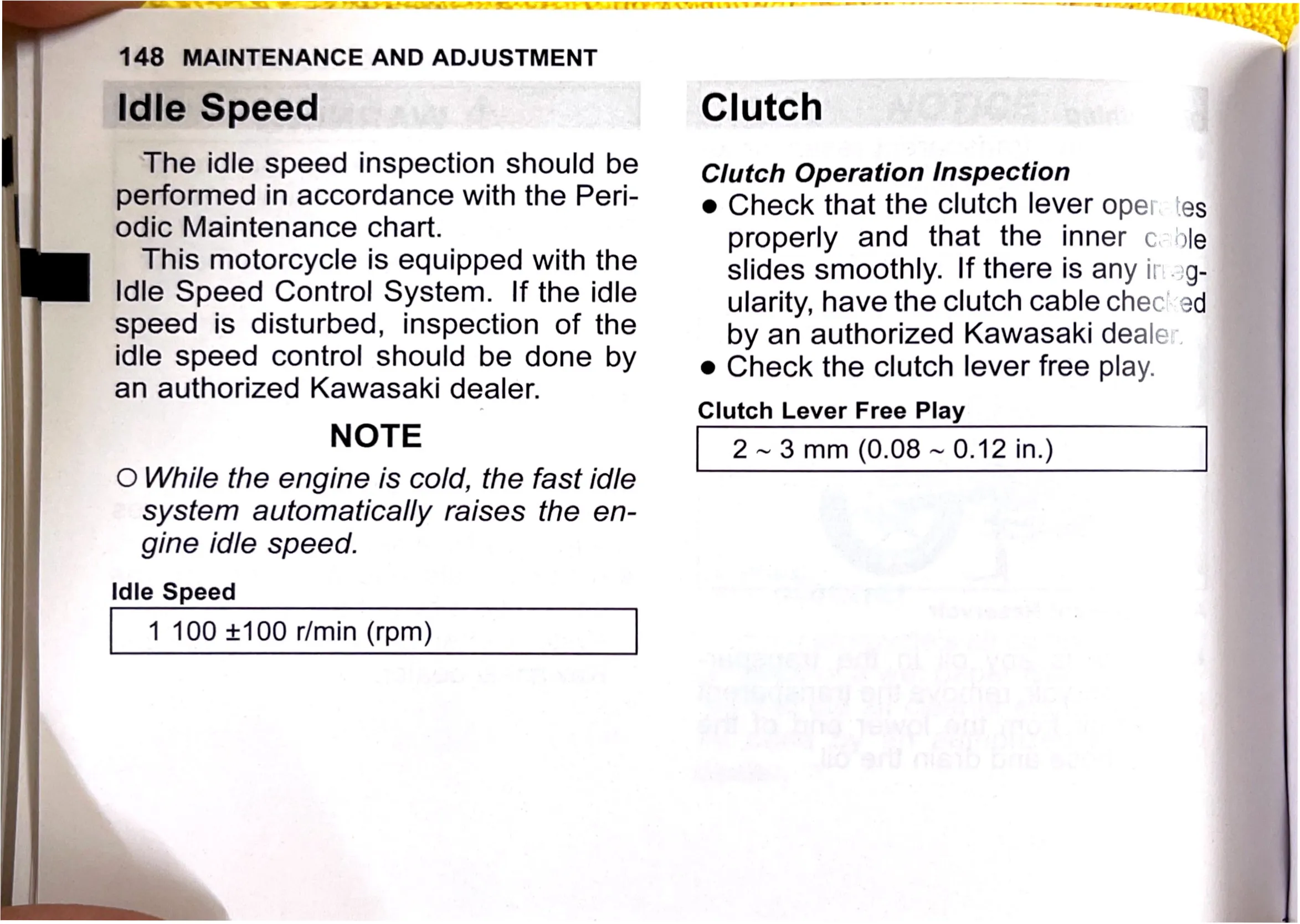 Owner's Manual page 151 — MAINTENANCE AND ADJUSTMENT