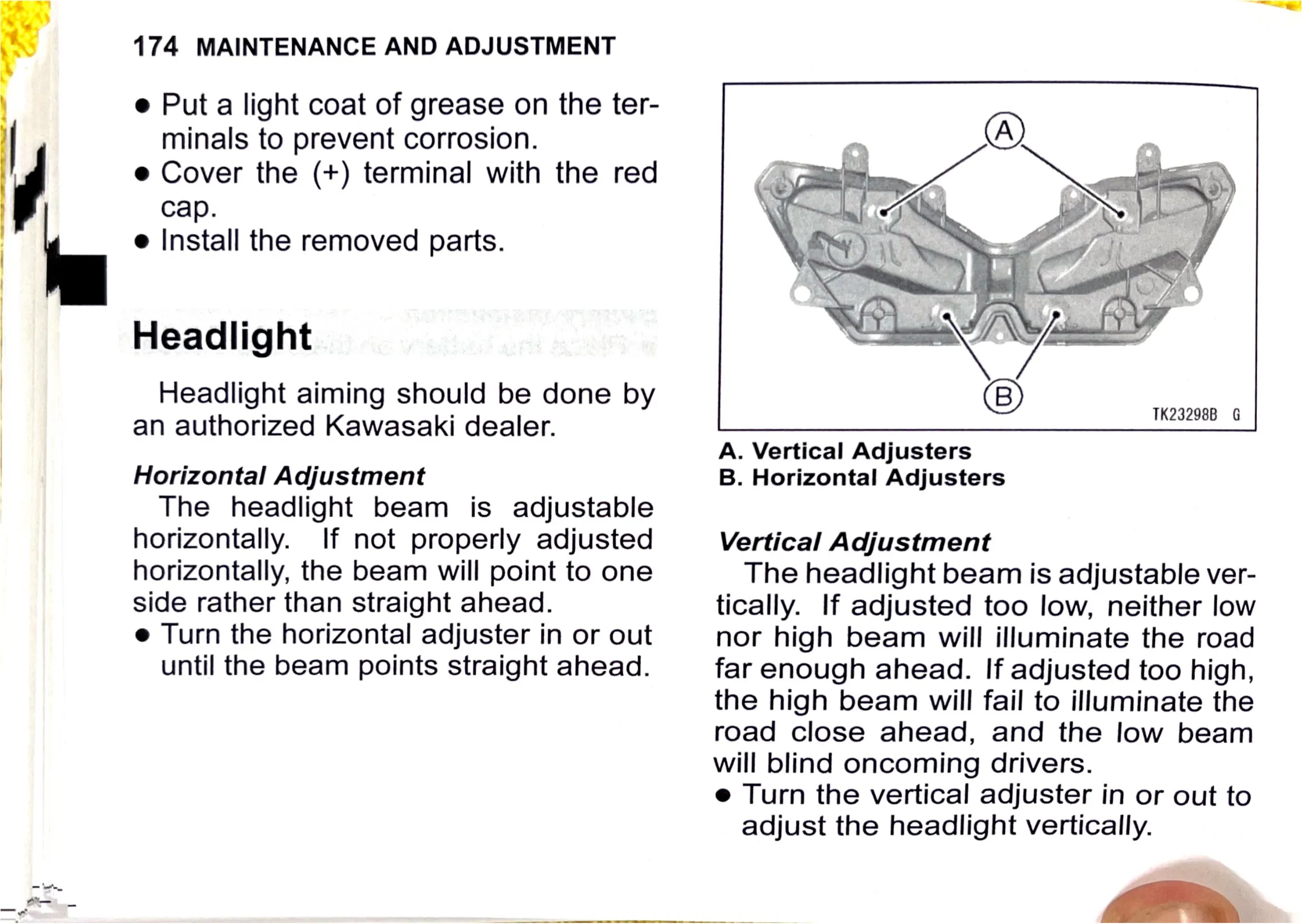 Owner's Manual page 177 — MAINTENANCE AND ADJUSTMENT