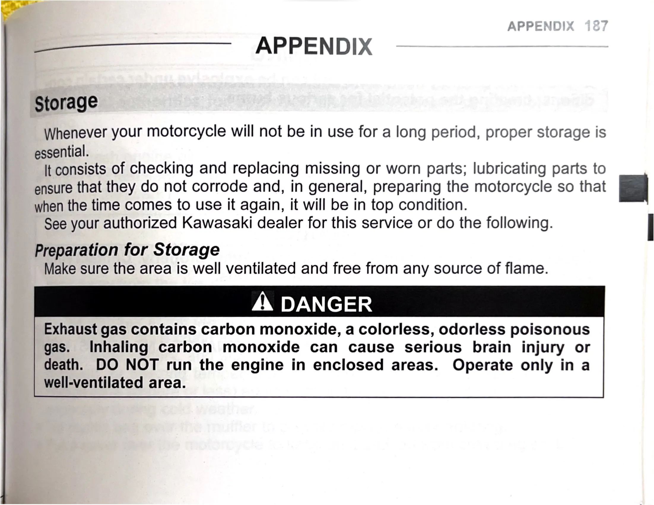 Owner's Manual page 190 — MAINTENANCE AND ADJUSTMENT