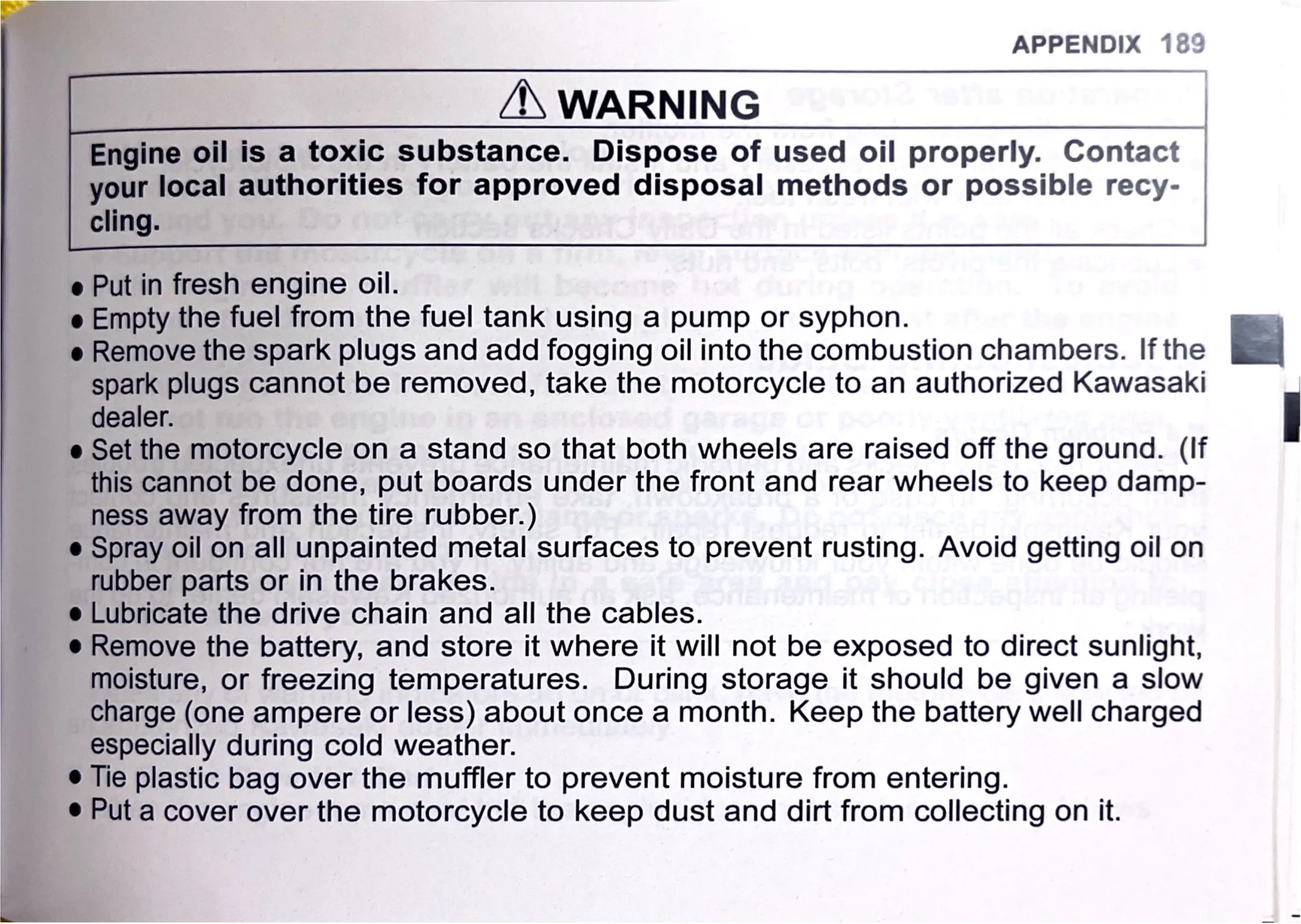 Owner's Manual page 192 — APPENDIX
