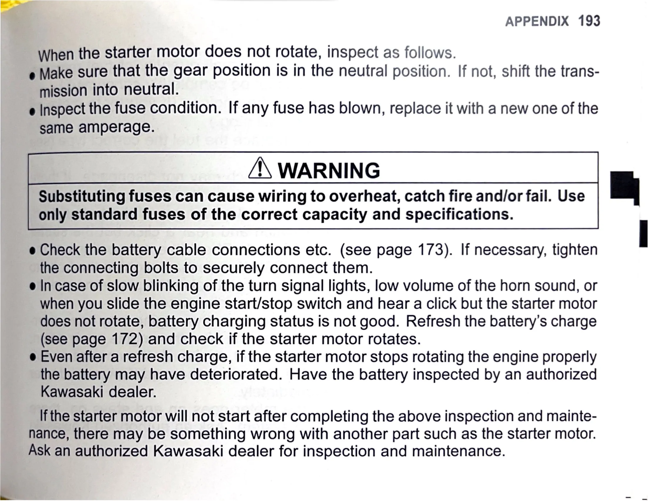 Owner's Manual page 196 — APPENDIX