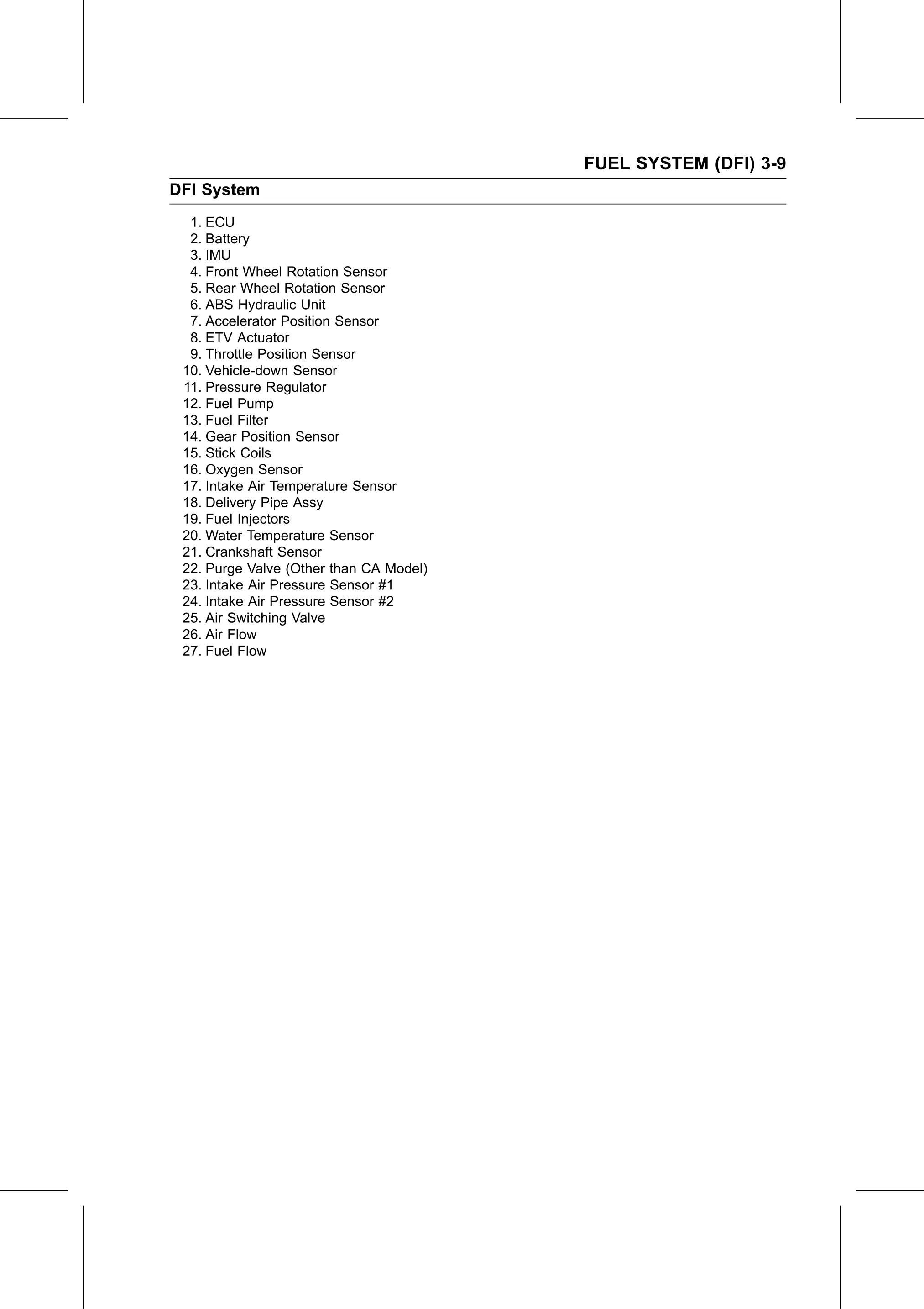 Service Manual (KLZ1000C) page 93 — Fuel System (DFI) › DFI System