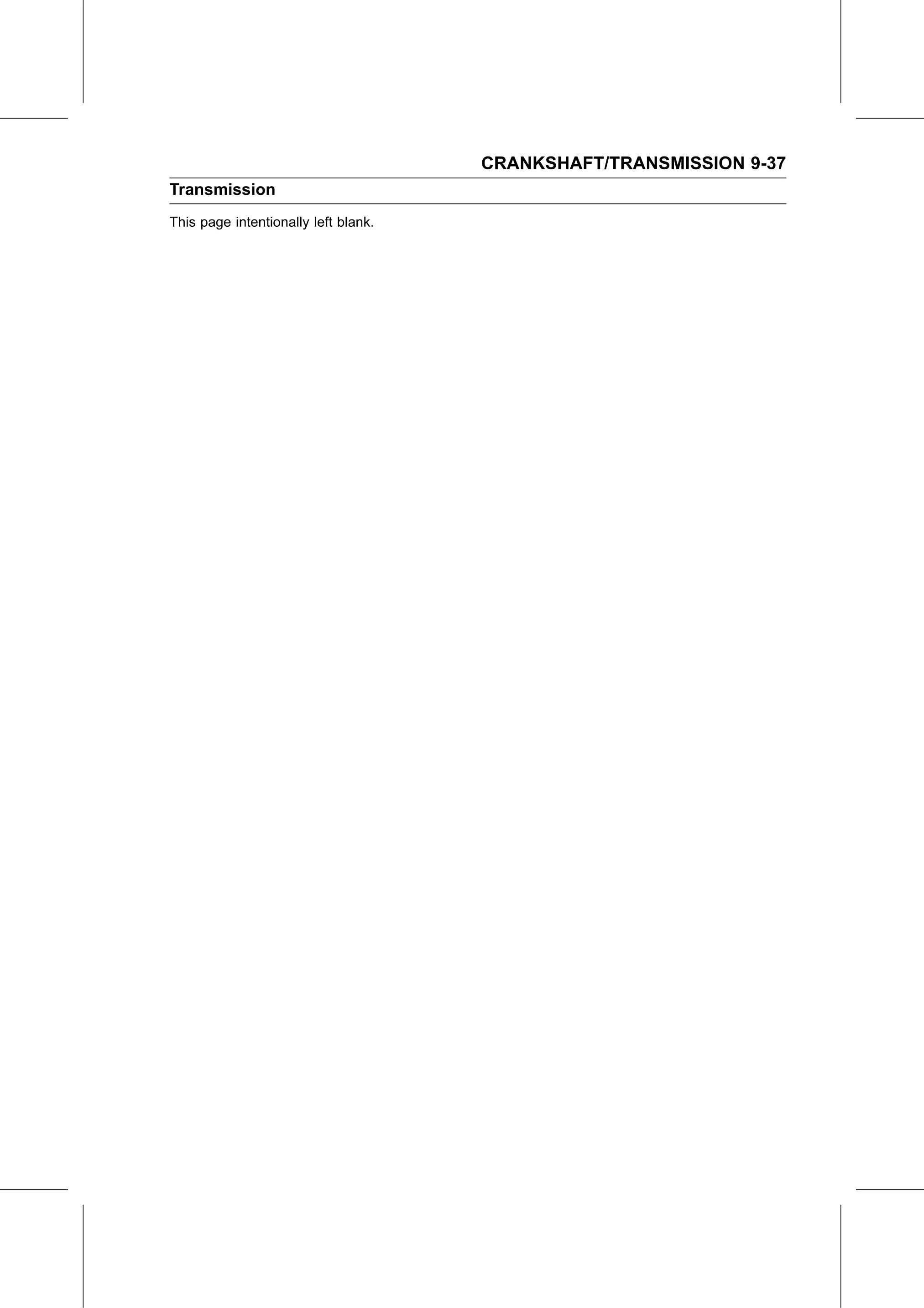 Service Manual (KLZ1000C) page 301 — Crankshaft/Transmission › Transmission Shaft Assembly