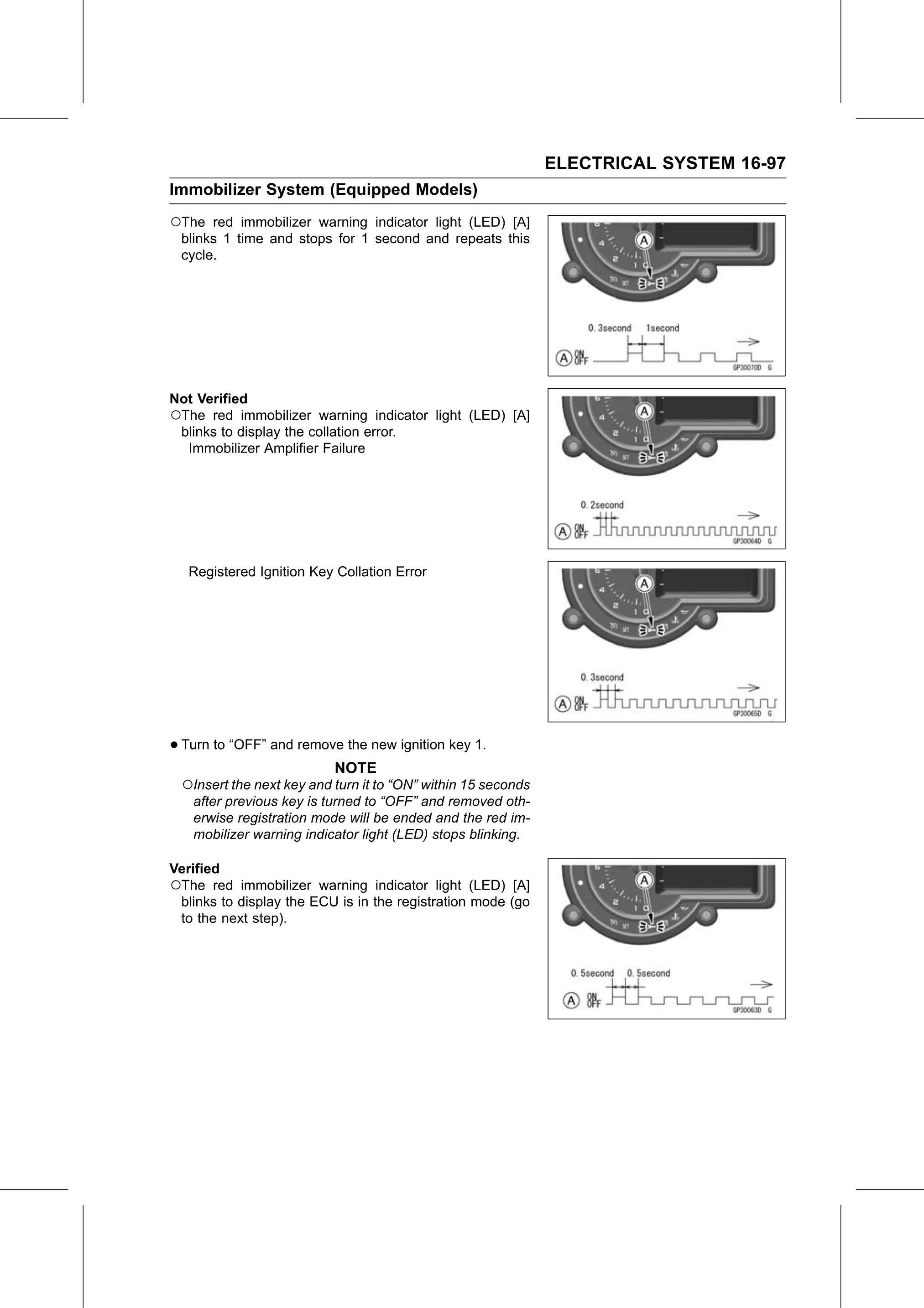 Service Manual (KLZ1000C) page 579 — Electrical System › Key Registration