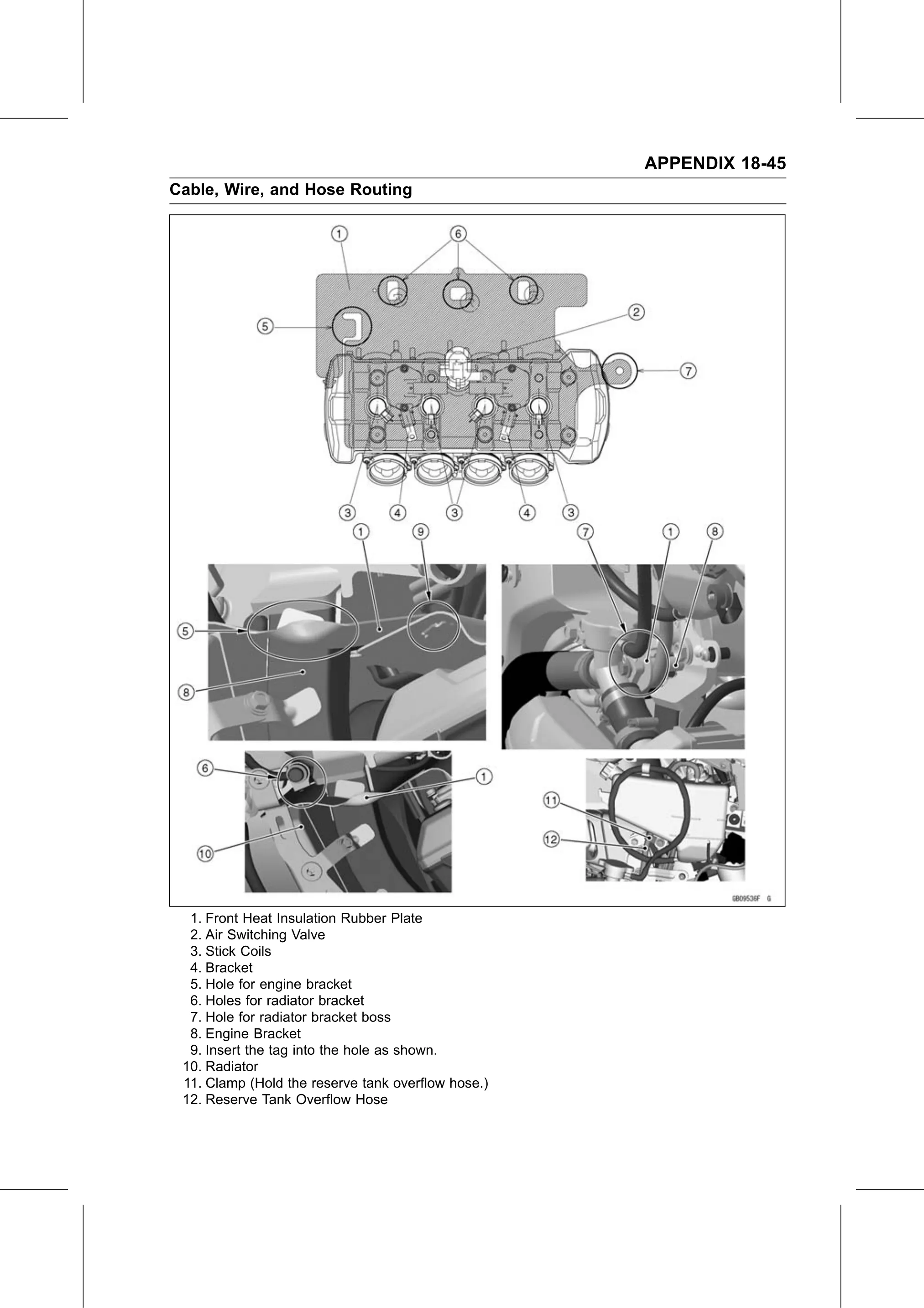 Service Manual (KLZ1000C) page 743 — Appendix › Cable, Wire, and Hose Routing
