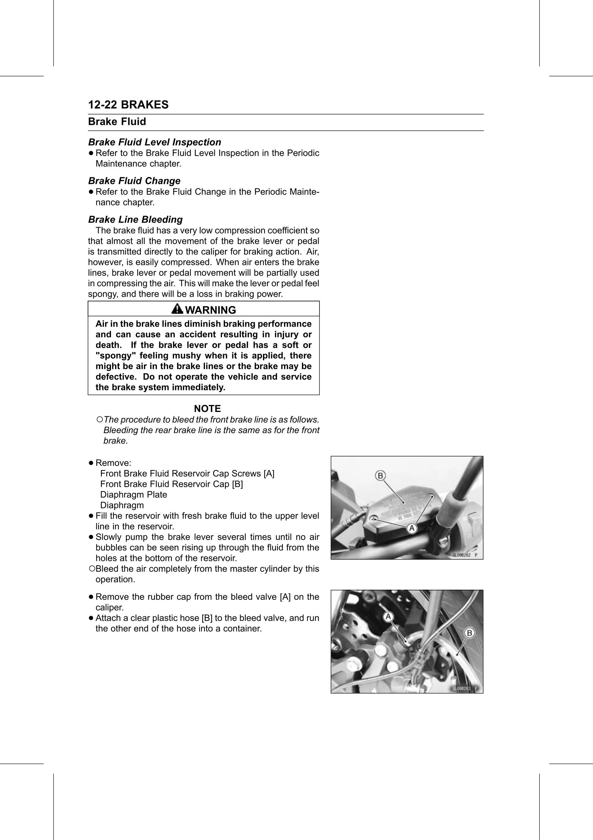 Service Manual page 444 — Brakes › Brake Line Bleeding