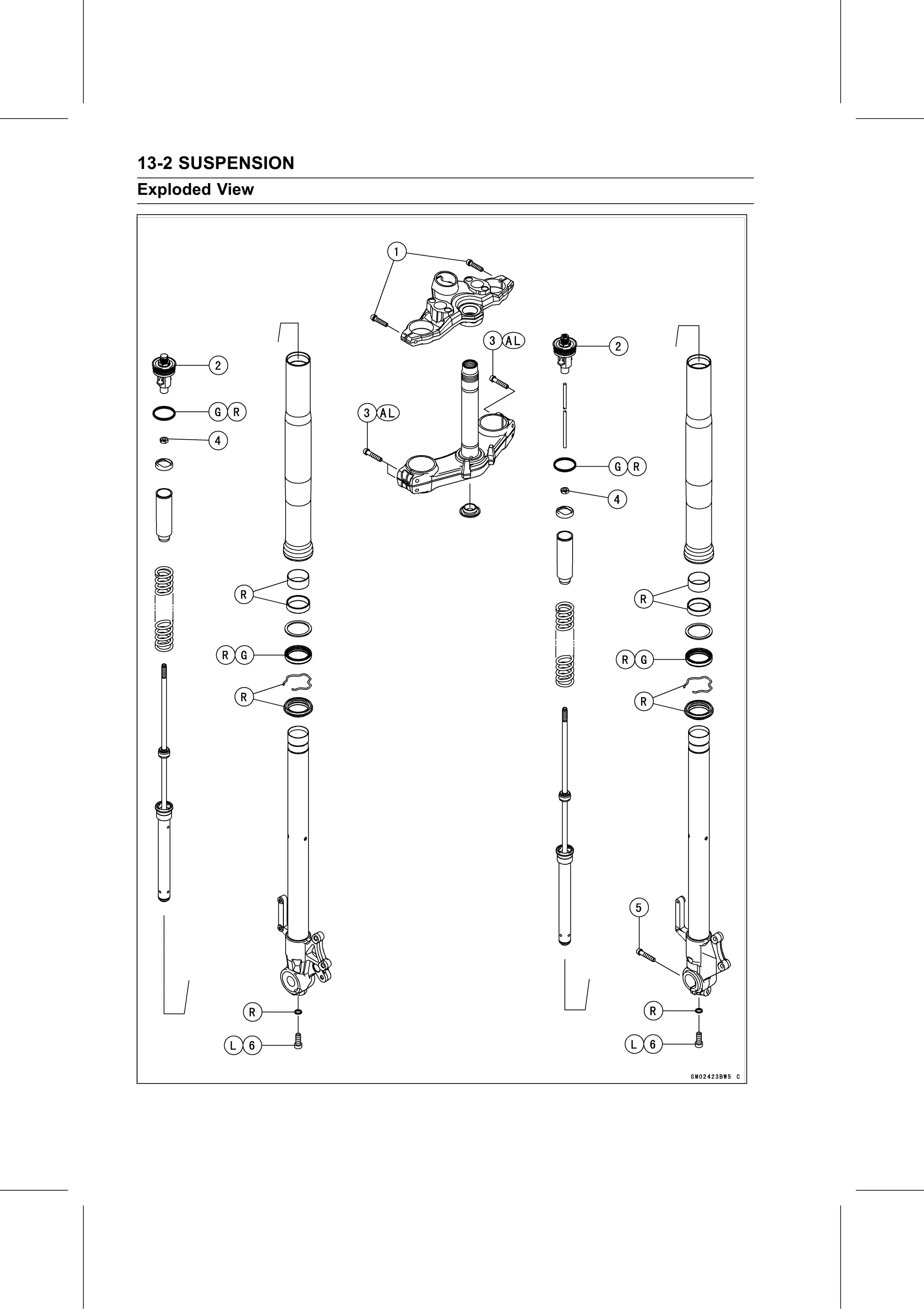 Service Manual page 482 — Suspension › Exploded View
