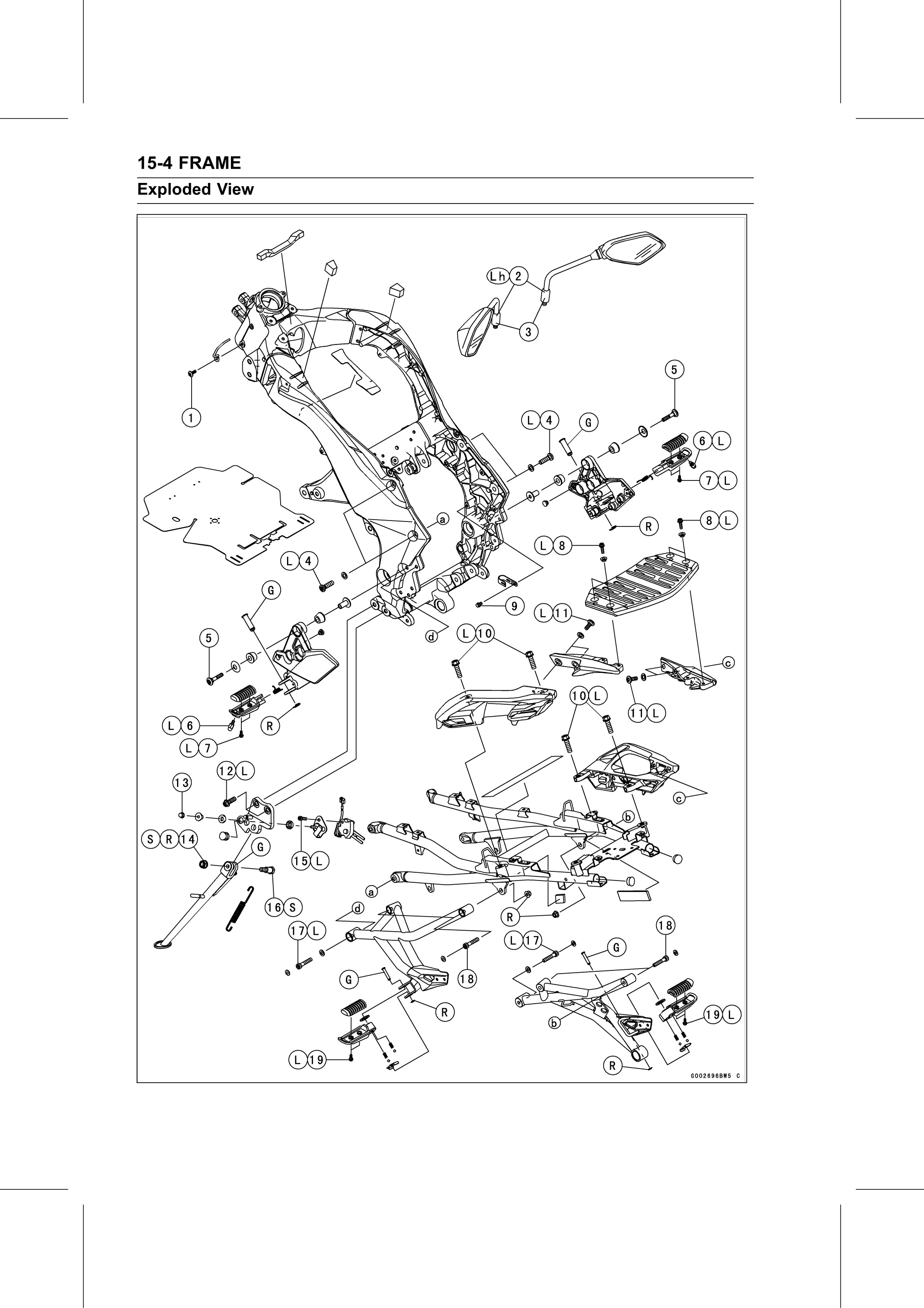 Service Manual page 532 — Frame › Exploded View