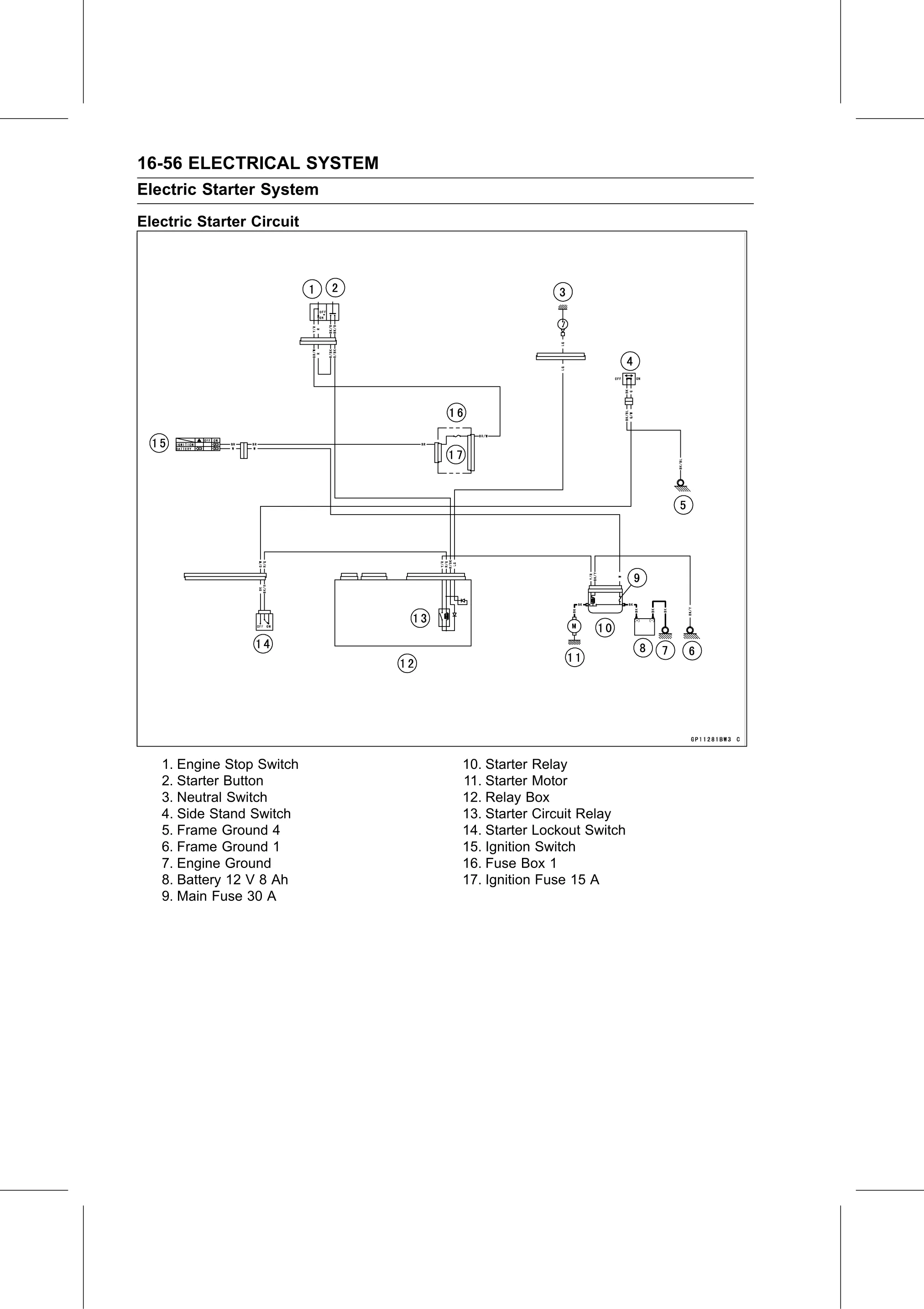 Service Manual page 616 — Electrical System › Starter Relay Inspection