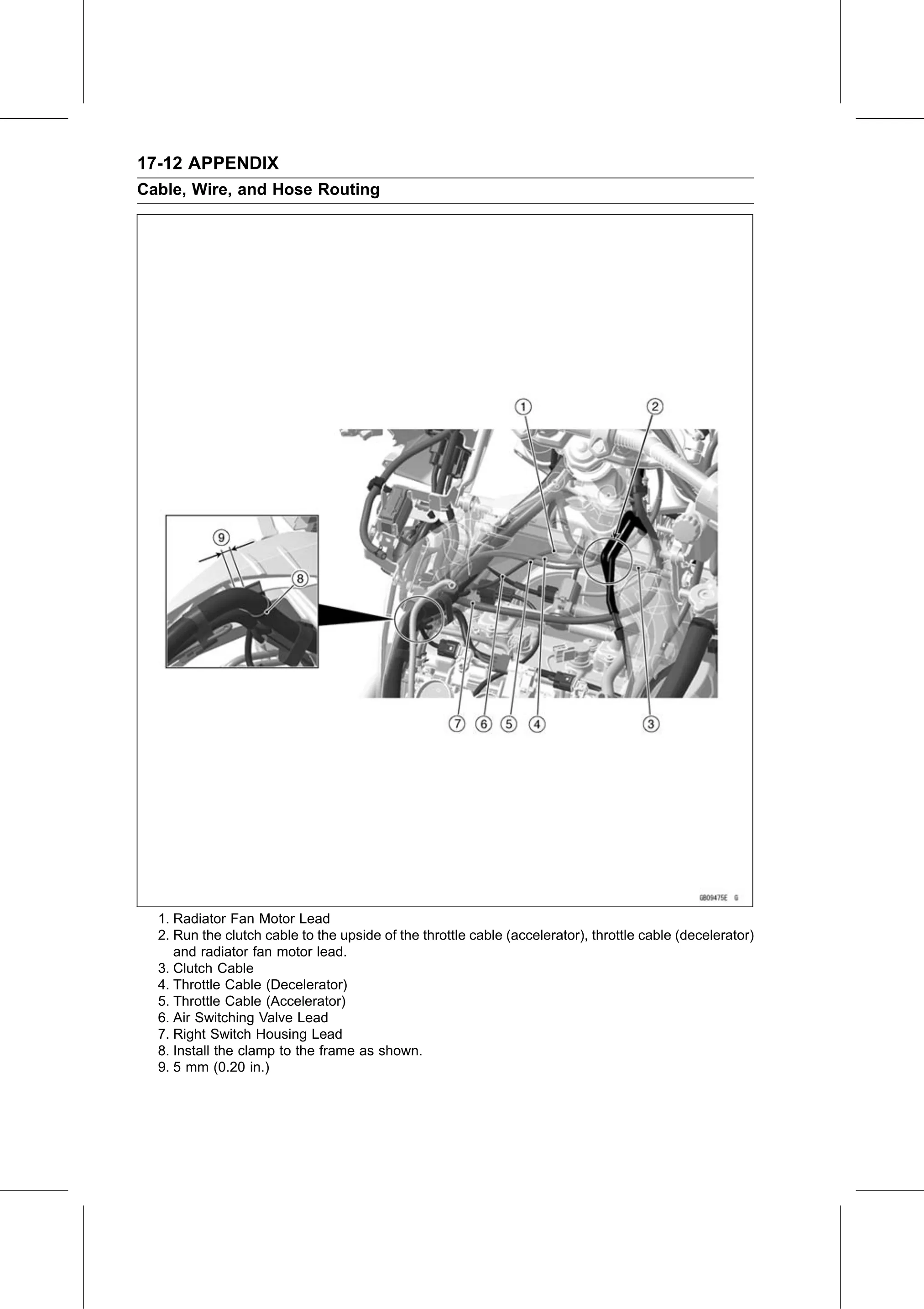 Service Manual page 684 — Appendix › Cable, Wire, and Hose Routing